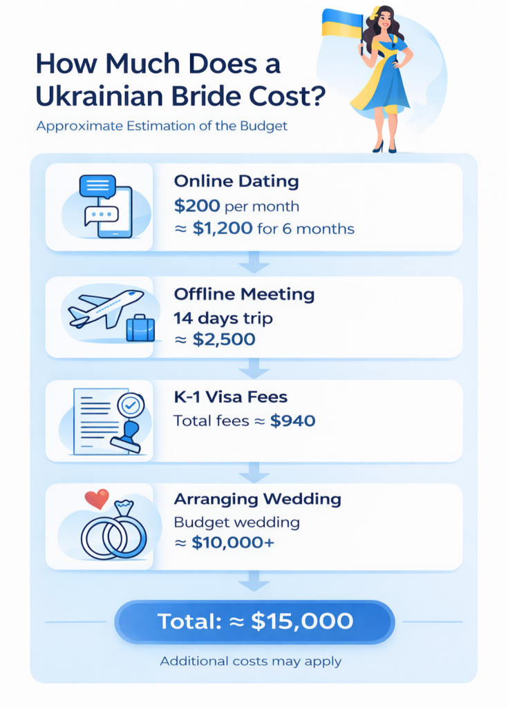 mail order brides costs infographic